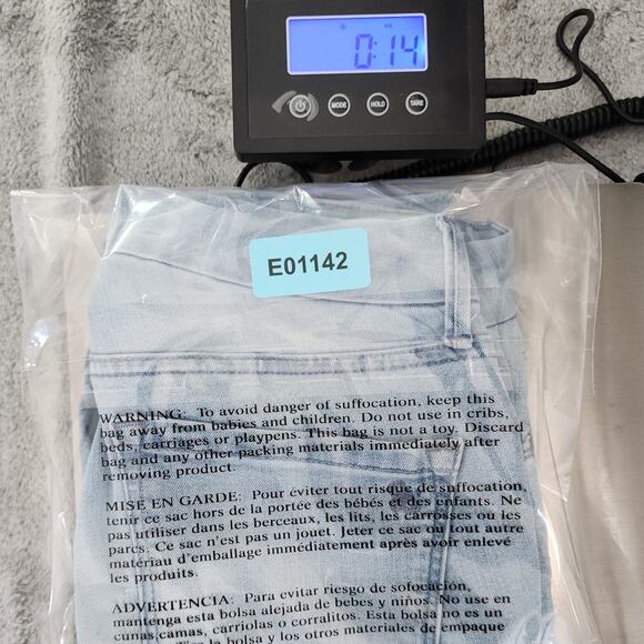 Jessica Simpson Jeans Womens 28 Blue Light Wash Uptown High Rise Raw Hem Stretch - Picture 13 of 13